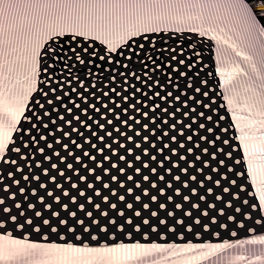 Polka Dot Bathing Suit Top